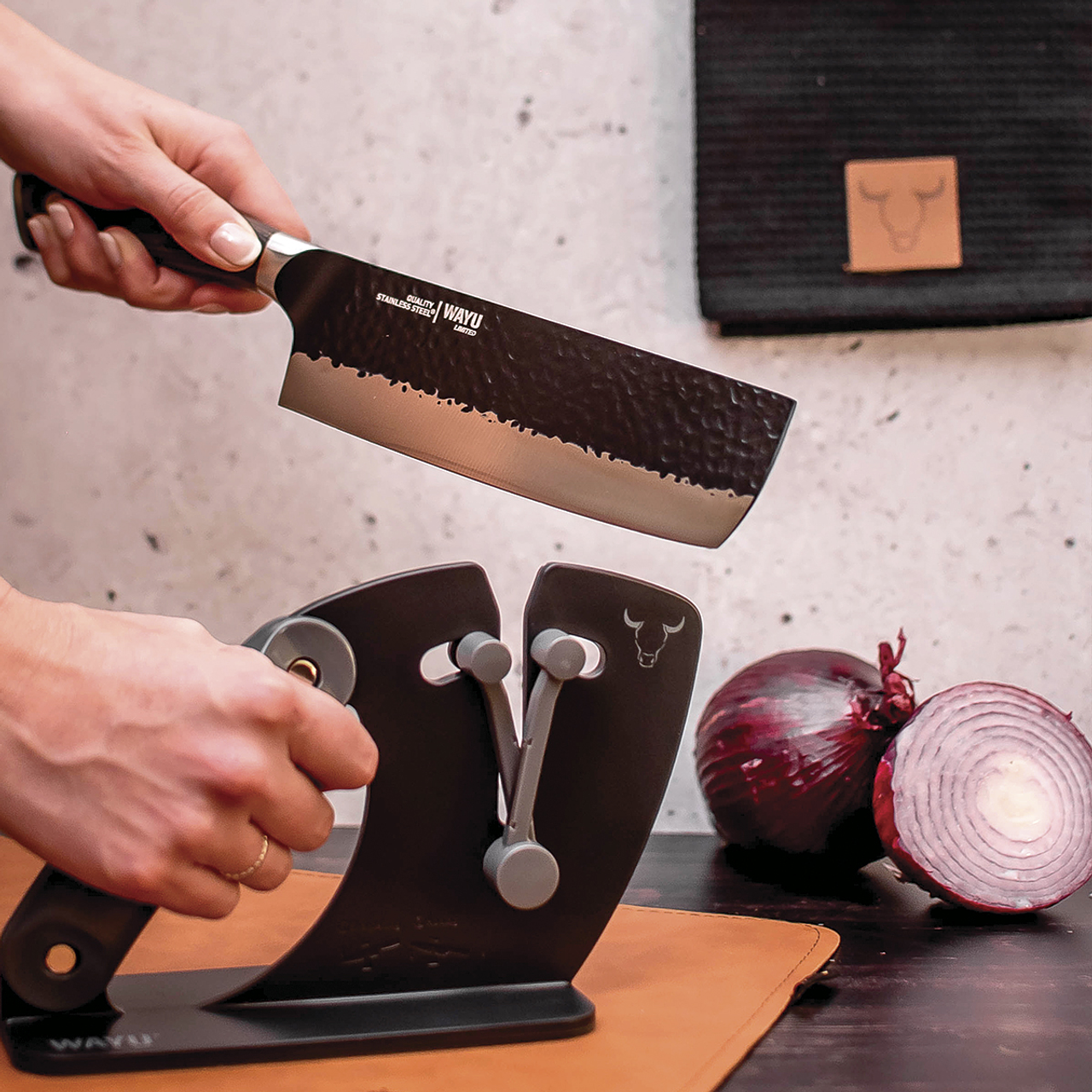 Cuchillo Hacha Hammer Wayu