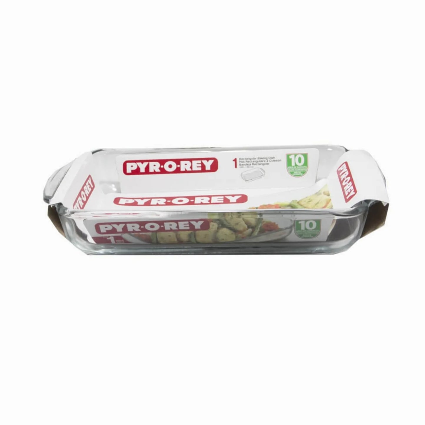 FUENTE RECTANGULAR VIDRIO 3 LT