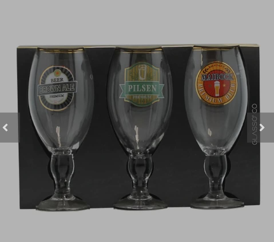 SET 3 COPON CERVECERO GLASSO