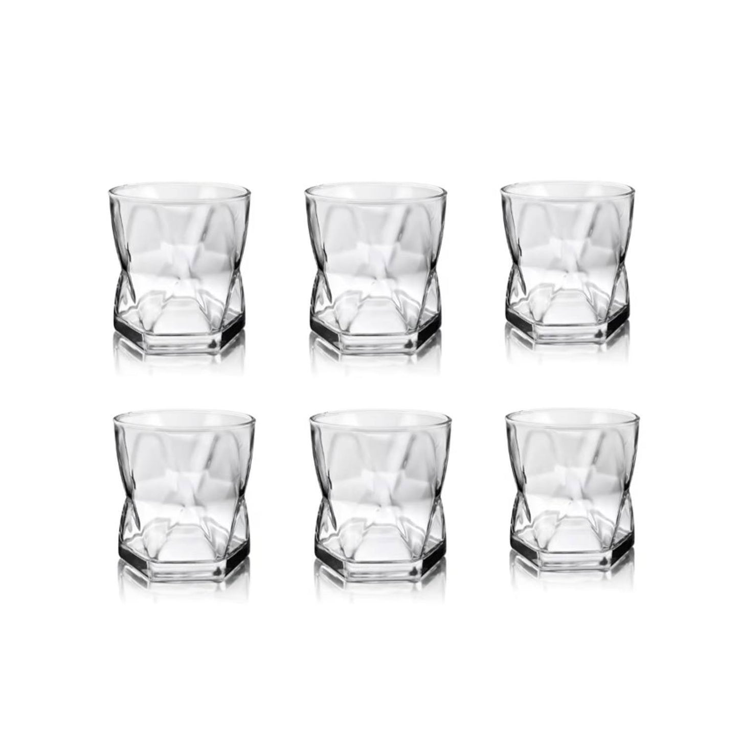 SET 6 VASOS ROMBUS DOF 352 ML