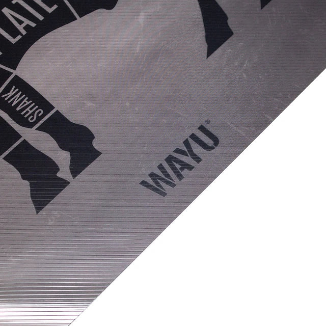 Individual PVC Cortes Black Wayu
