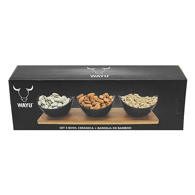SET DE 3 BOWLS APERITIVO WAYU