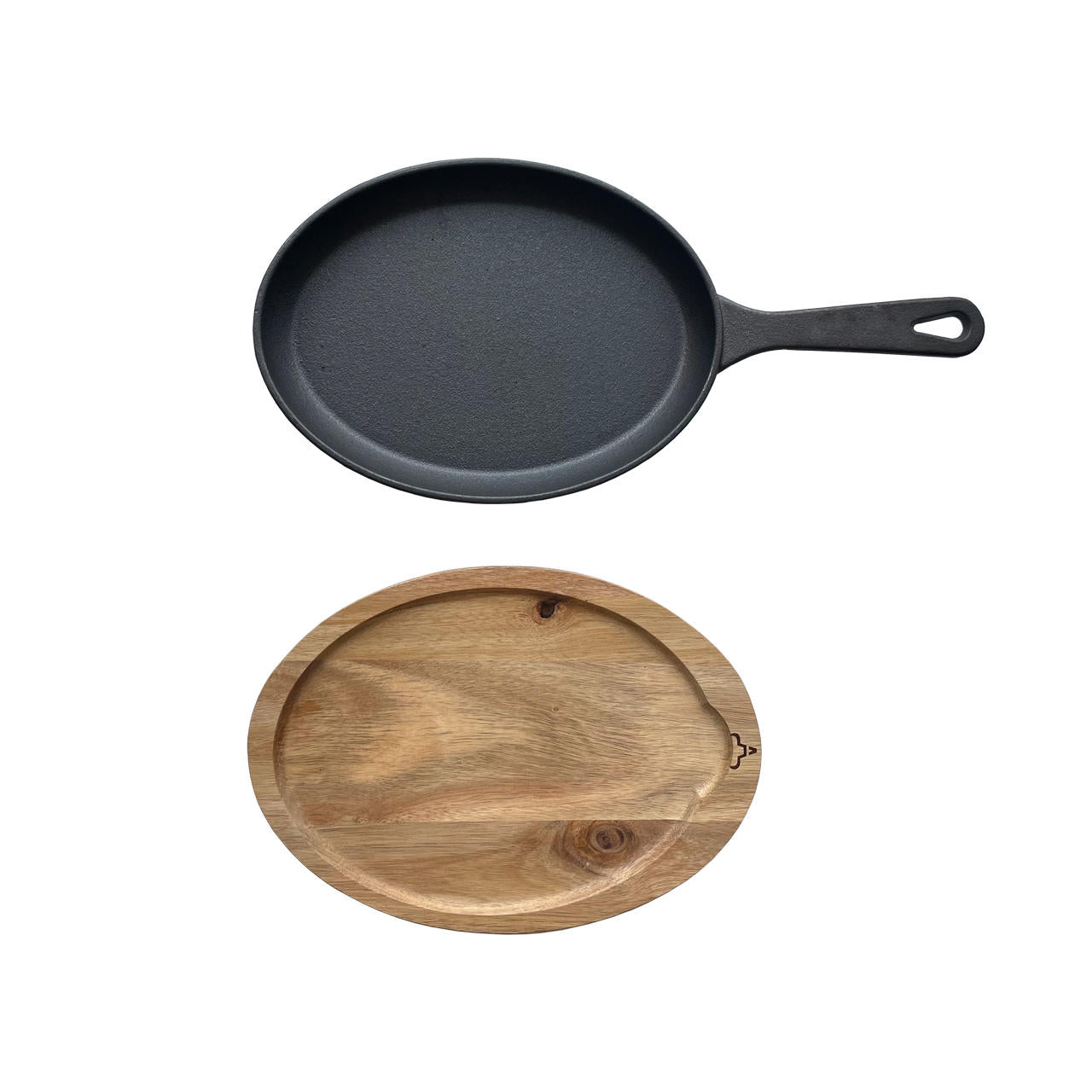 Sartén Base Madera Iron Cast Brando