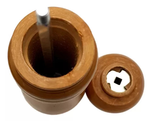 Pimentero Molinillo De Sal Y Pimienta Moledor Madera Cocina