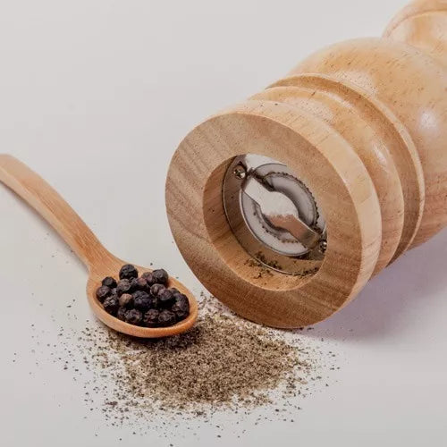 Pimentero Molinillo De Sal Y Pimienta Moledor Madera Cocina
