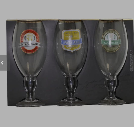 SET 3 COPON CERVECERO GLASSO