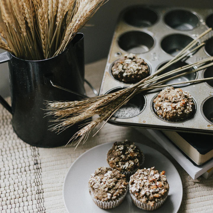 MOLDE 12 MUFFINS ORION ACERO AL CARBONO CON ANTIADHERENTE