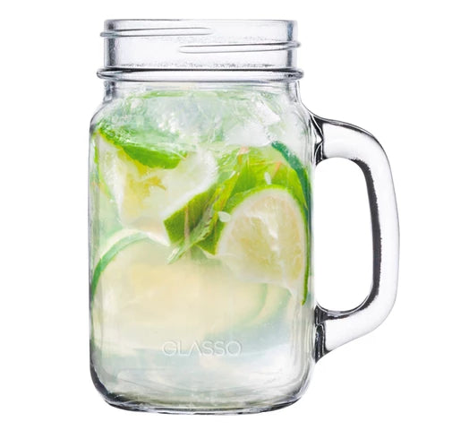 SET 4 VASOS MOJITO MASON GLASSO